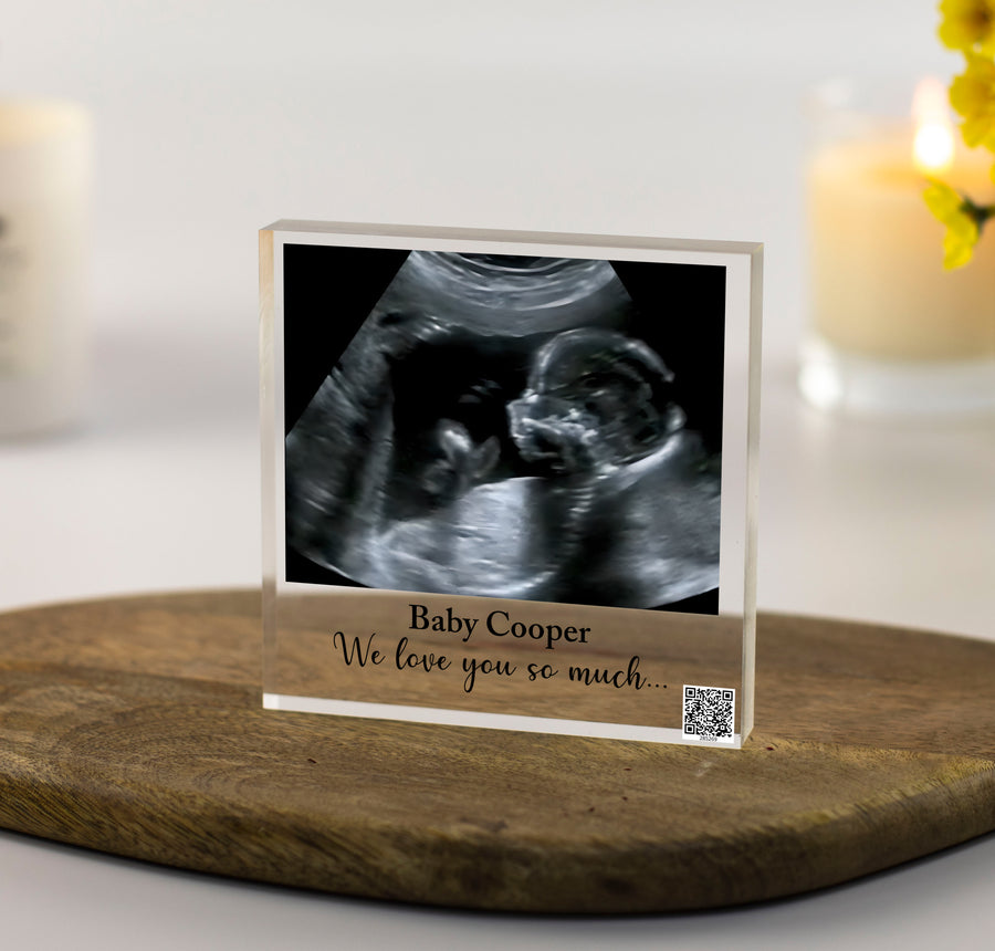 Baby Scan Photo Memory Block